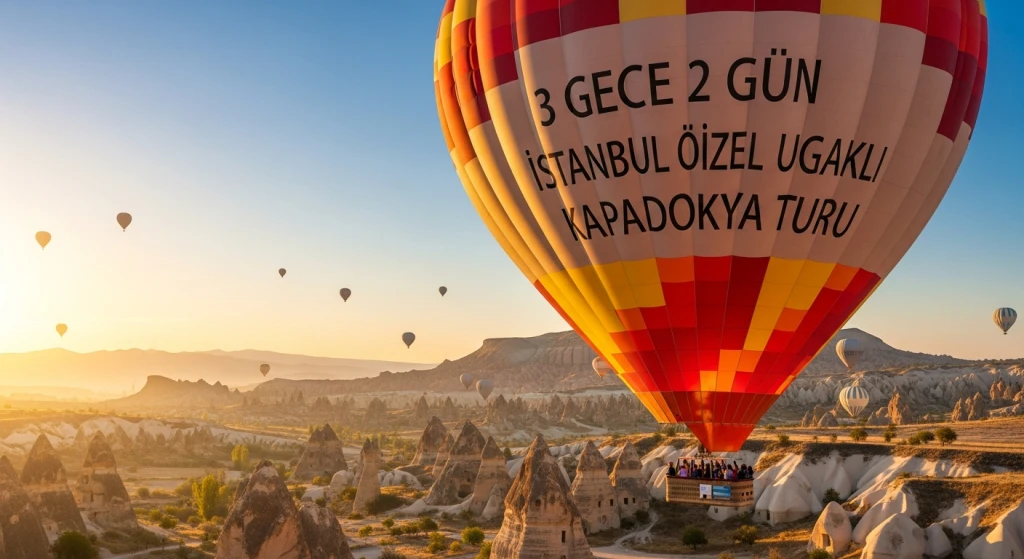 3 Gece 2 Gün İstanbul Çıkışlı Özel Uçaklı Kapadokya Turu