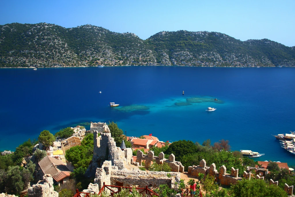 Kas: Kekova Sunken City Cruise with 5 Bays, Kalekoy & Lunch
