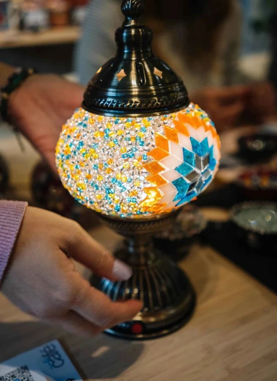 Atelier Lampe en Mosaïque