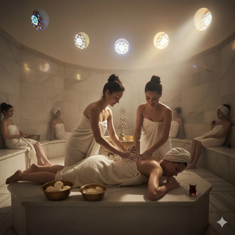 Hammam turc traditionnel et massage