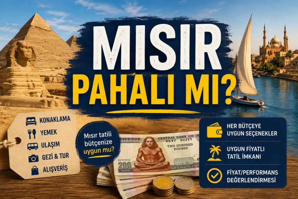 Mısır Tatili Pahalı mı? 2026 Bütçe ve Fiyat Rehberi