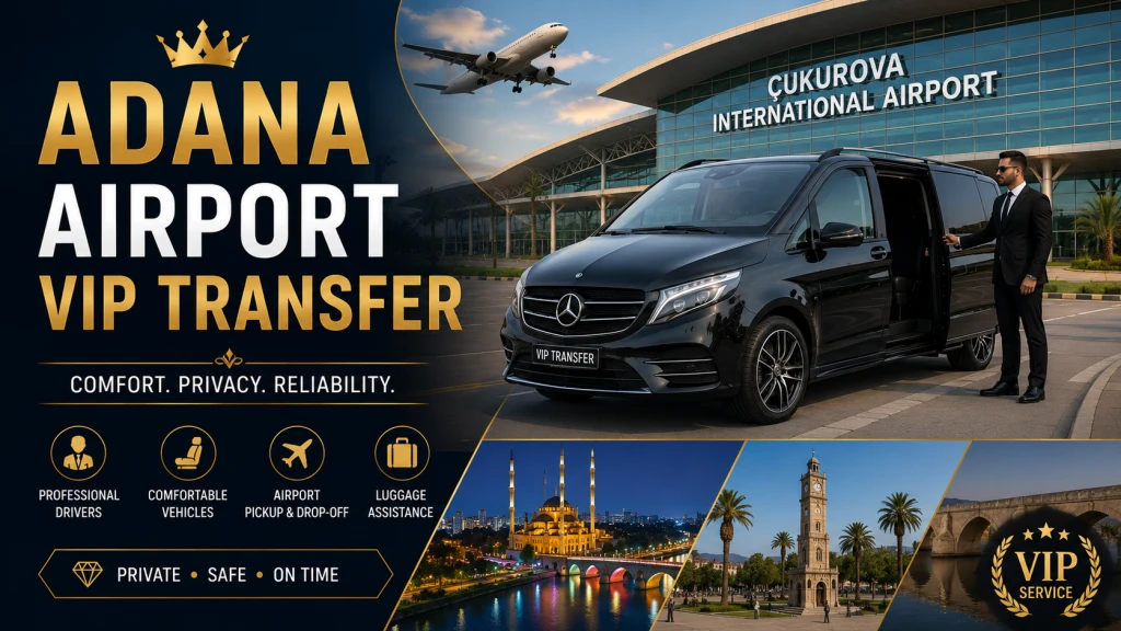 Adana: Private VIP Transfer to/from Cukurova Airport