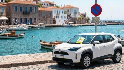 Guía de multas de tráfico y estacionamiento en Grecia (2026): lo que los turistas turcos deben saber
