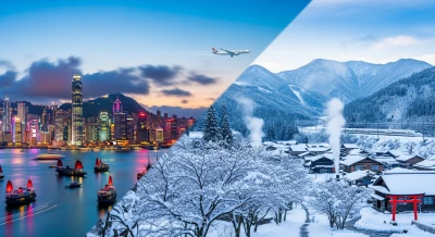 Görkemli Uzaklar  Hong Kong & Japonya 7 Gece - THY ile (2026 Kış Dönemi) (HKG-NRT)