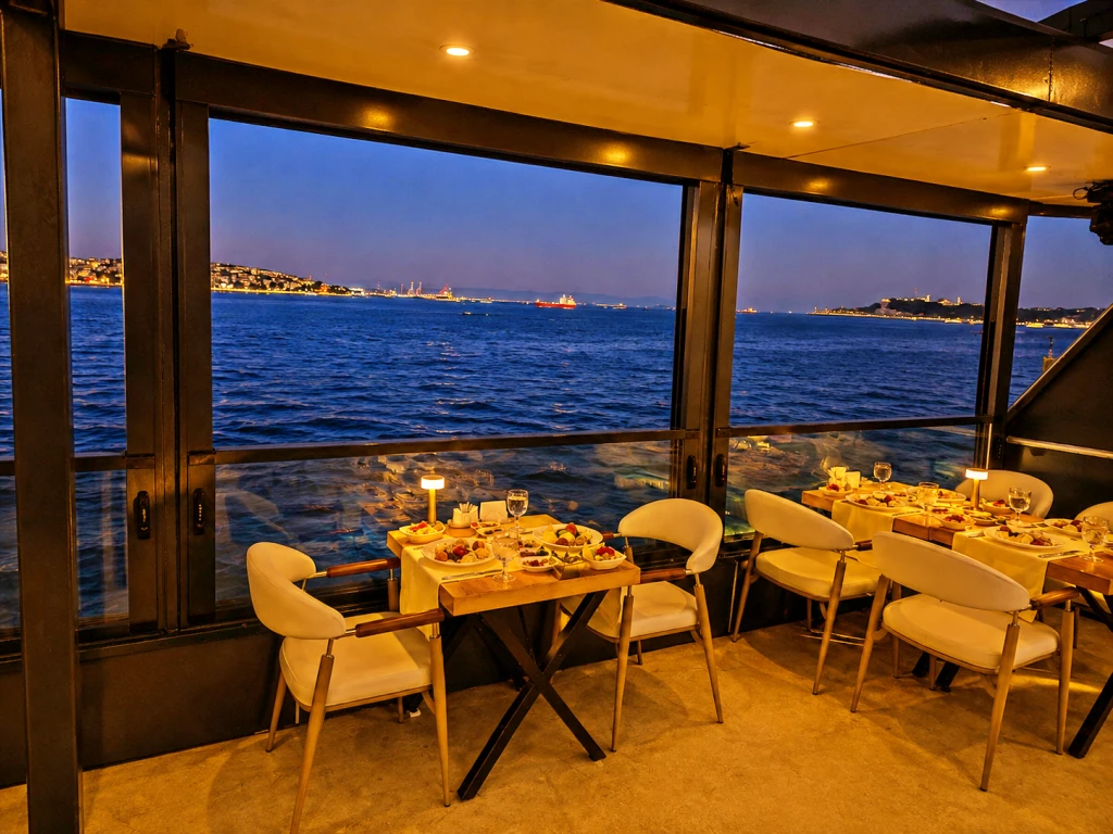 360°Teras Lüks VIP Açık Salon | Özel Masa | VIP Menü Limitsiz Alkolsüz İçecekler | Pencere Kenarı Seçenekli