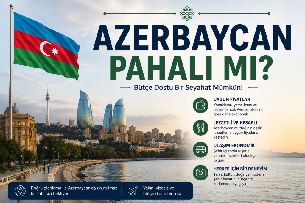 Azerbaycan Pahalı mı? 2026 Güncel Gezi Bütçesi ve Fiyatlar