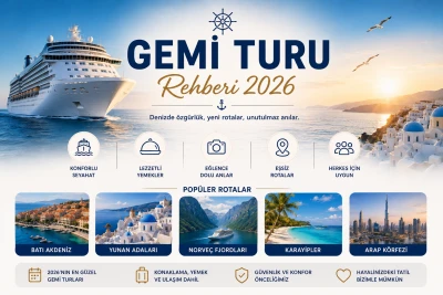 Gemi Turu Rehberi 2026: Rotalar, Kabinler, Fiyatlar ve İpuçları