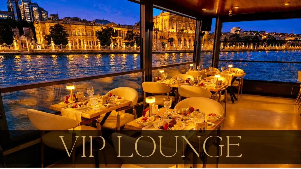 Lyxig VIP-salong, privat bord, VIP-meny, obegränsade alkoholfria drycker, mötesplats