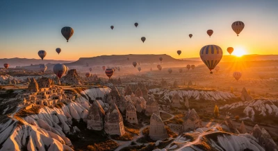 Sunrise in the Skies: A Cappadocia Balloon Holiday in Göreme Valleys