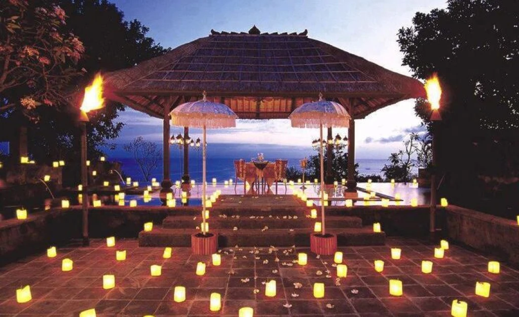 Romantic Dinner on Bali Beach