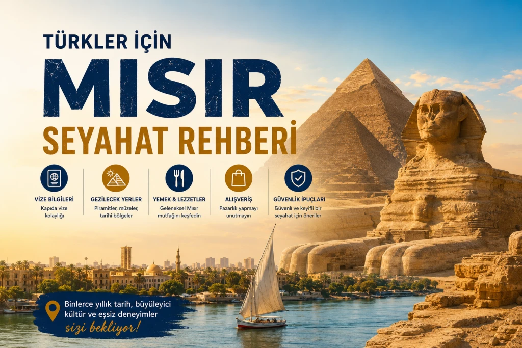 Türkler İçin Mısır Seyahat Rehberi: Vize, Para Birimi, Gezilecek Yerler ve Pratik Bilgiler