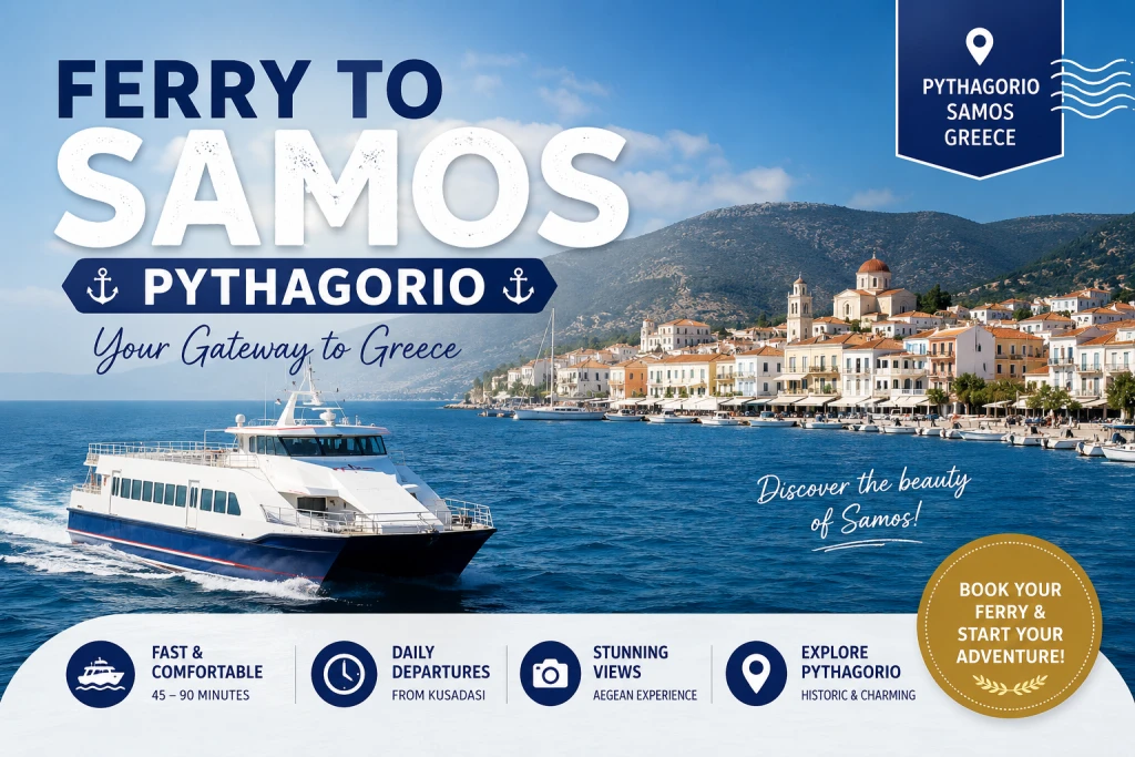 Ferry to Samos: Kusadasi to Pythagorio Port