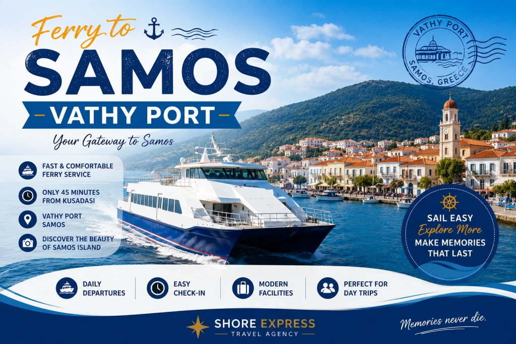 Ferry to Samos: Kusadasi to Vathy Port