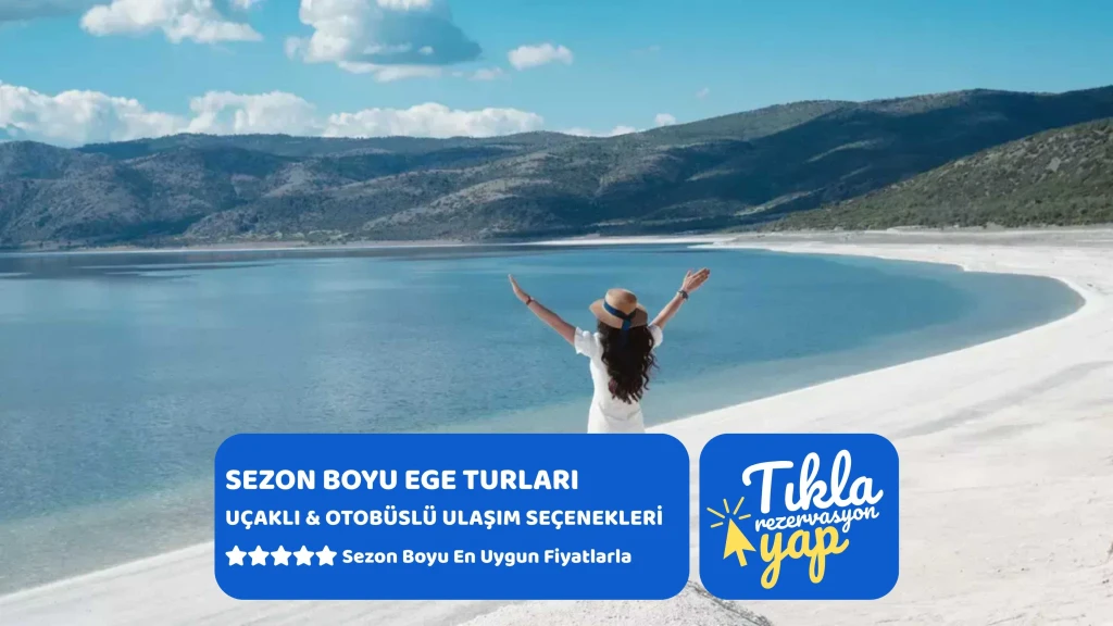 Salda Gölü Pamukkale Çeşme Alaçatı Turu / 1 Gece Otel Konaklamalı / İstanbul Çıkışlı