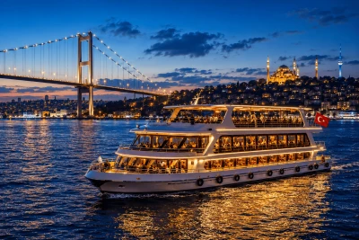 Evening Bosphorus “Arab Night” Cruise with Open Buffet Dinner