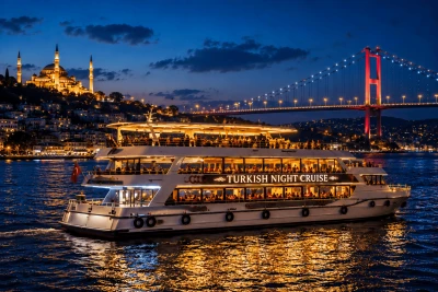 Evening Bosphorus “Turkish Night” Cruise with Open Buffet Dinner