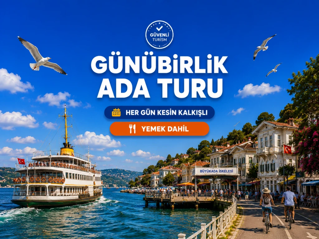 Yemek Dahil Günübirlik Ada Turu