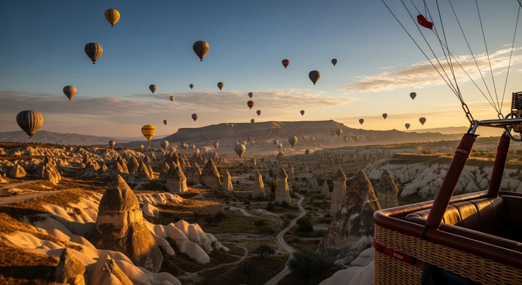 Paseo en globo en Capadocia en clase confort: una experiencia imprescindible desde Beyoğlu