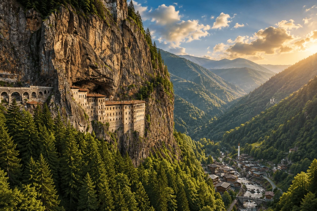 Sumela Monastery, Karaca Cave & Hamsikoy Tour
