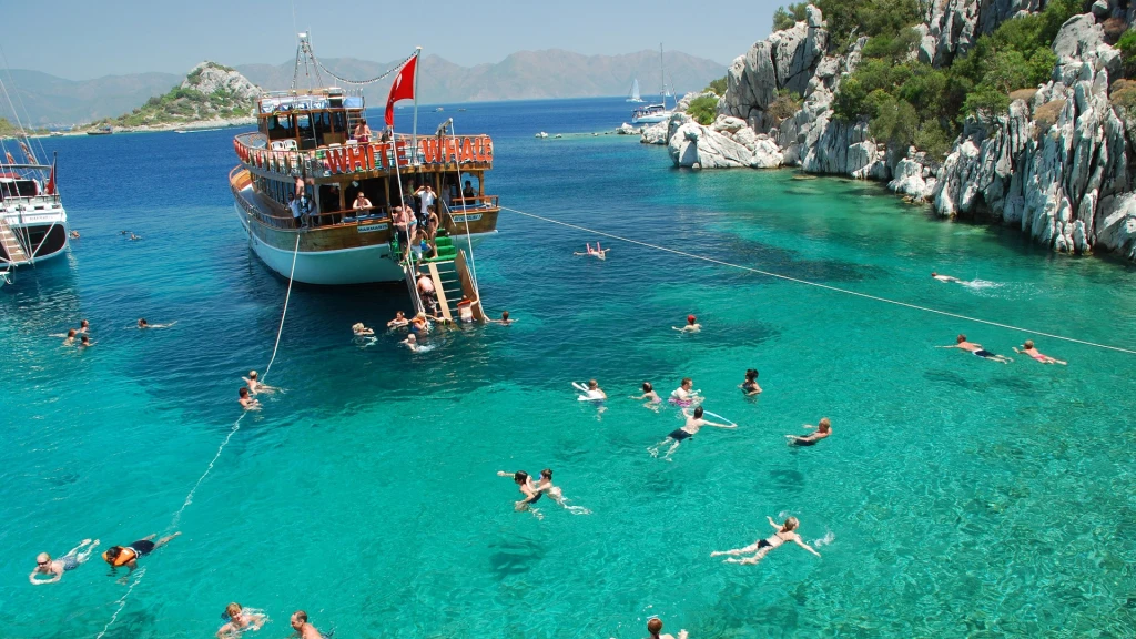 All-Inclusive Marmaris Boat Trip with Hotel Transfer & Lunch