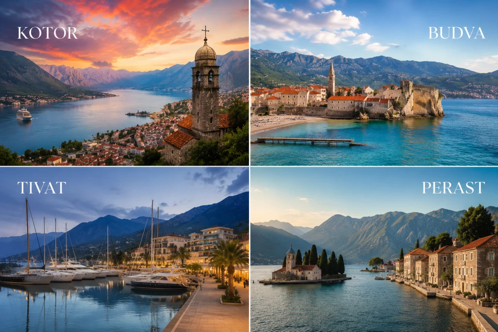 4 sehenswerte Städte in Montenegro