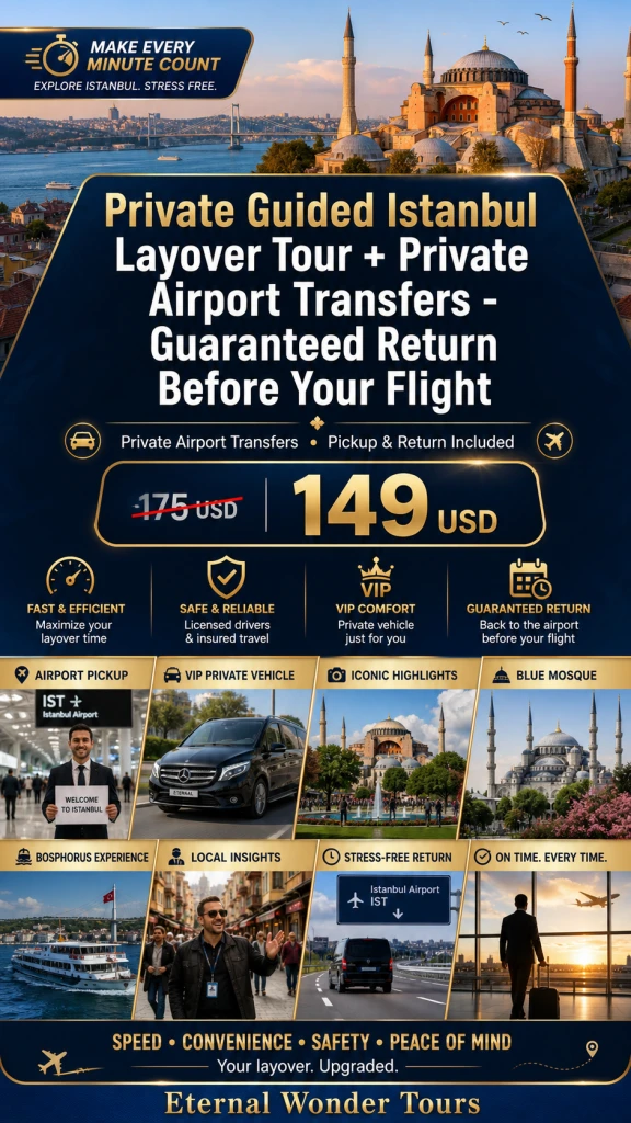 Private Istanbul Layover Tour That Fits Your Flight