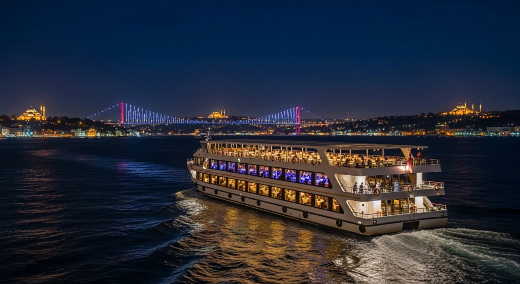 Best Bosphorus Dinner Cruise in Istanbul: Night Views, Dining & Live Shows