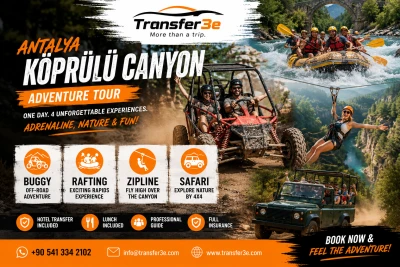 Antalya - Rafting & Multi-Activity Tours in  Koprulu canyon