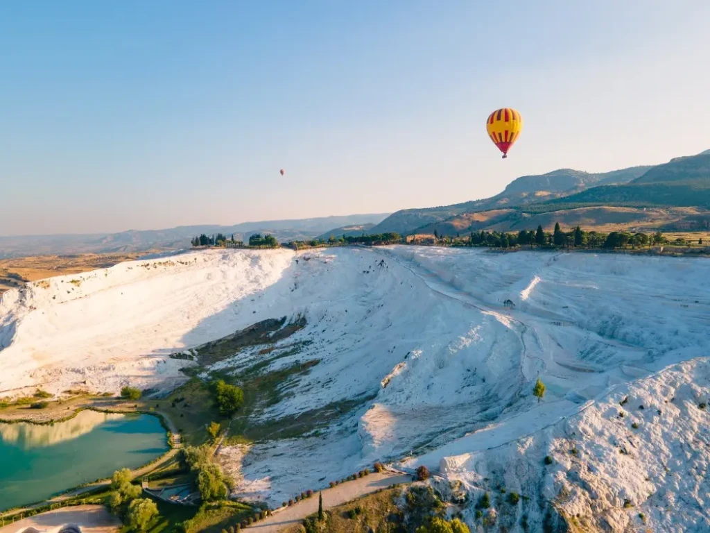 Tour de Marmaris à Pamukkale avec vol en montgolfière