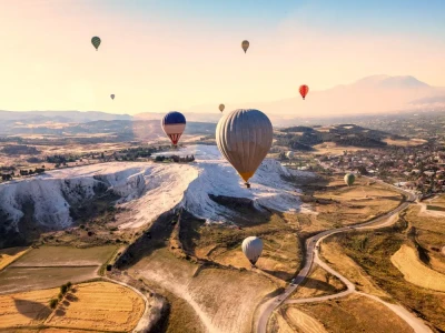 Marmaris Pamukkale Balloon Flight Day Trip With Breakfast and Lunch