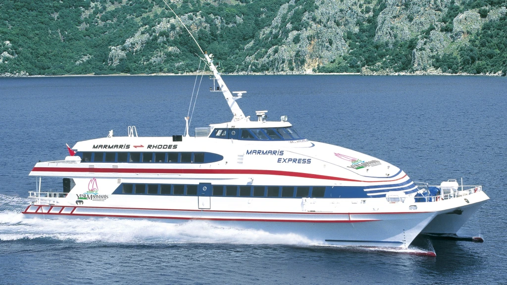 Independent Rhodes Day Trip from Marmaris by Catamaran