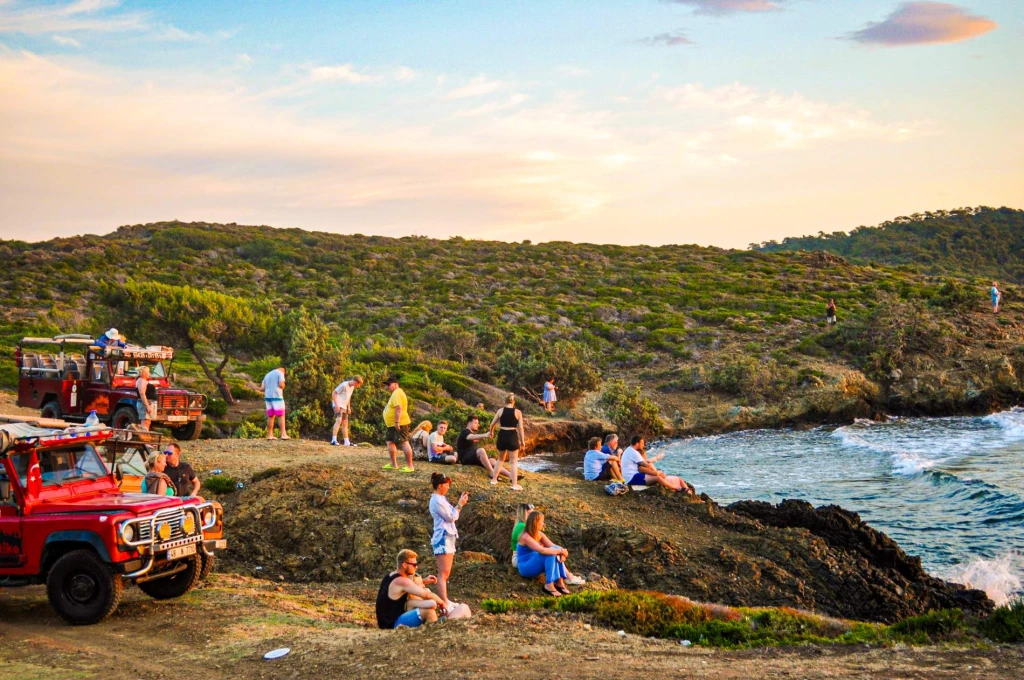 Sunset Pleasure and Swim with Barbeque Dinner (4x4 Jeep)From Marmaris