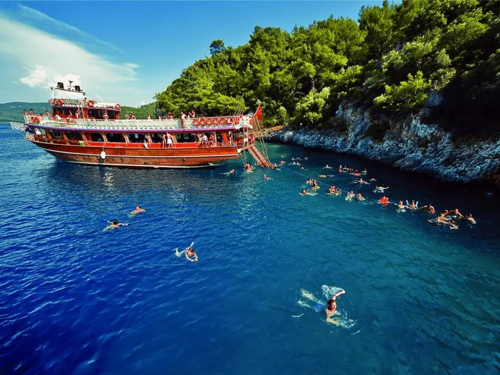 Hisaronu Aegean Island Boat Trip with Soft Drinks and Lunch Included