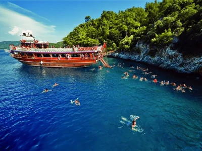 Hisaronu Aegean Island Boat Trip with Soft Drinks and Lunch Included