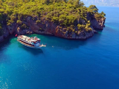 Hisaronu Aegean Island Boat Trip with Soft Drinks and Lunch Included