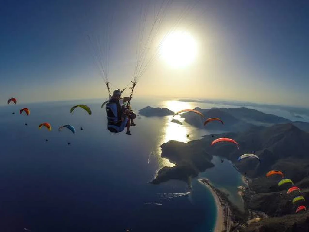 Tour de parapente en tandem de Marmaris à Ölüdeniz et Babadağ