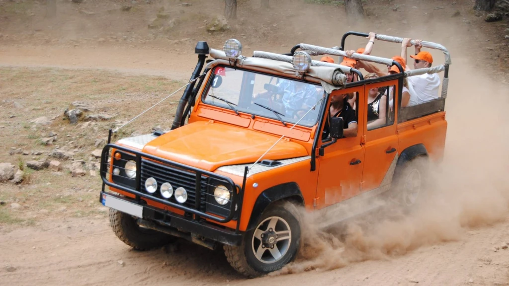Safari in jeep a Marmaris, cascata e tour della spiaggia di Gesù