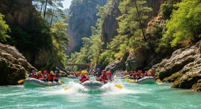 Circuit de rafting dans le canyon de Köprülü au départ d’Antalya | Avec transfert, déjeuner inclus 2026