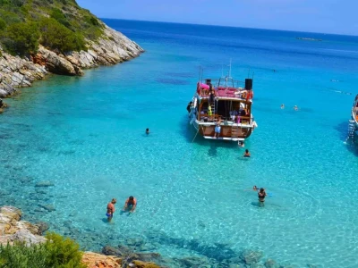 Bodrum Orak Island Boat Tour with Swim Stops & Lunch