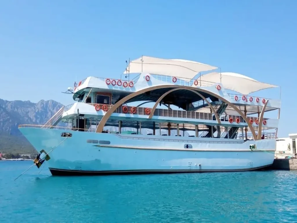Kemer Mega Star Boat Trip with Hotel Transfer from Antalya