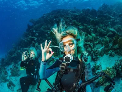 Antalya Scuba Diving Tour with Lunch, 2 Dives & Pickup