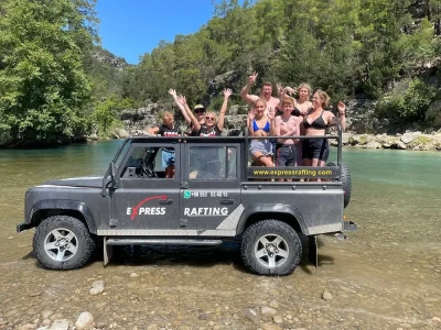 Antalya Rafting, Jeep Safari & Zipline Tour