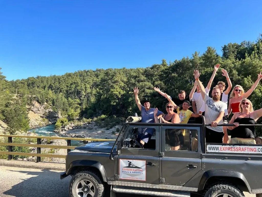 Antalya Rafting, Jeep Safari & Zipline Tour
