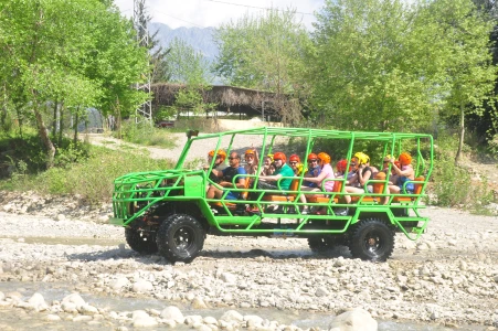Antalya Combo Tour With Monster Jeep, Rafting, & Zipline