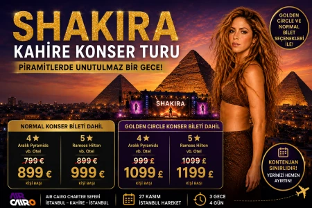 Kahire - Shakira Konser Turu 27 Kasım