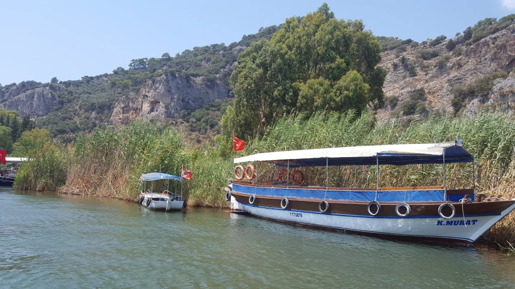 Dalyan Boat Trip with Mud Baths and Turtle Beach from Dalyan