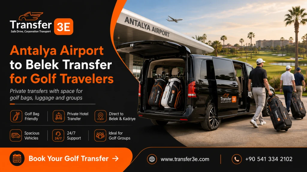 Antalya Airport to Belek Golf Transfer | Golf Bag Transport