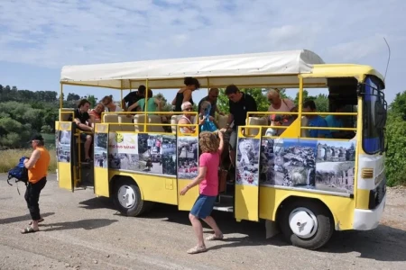 Side Cabrio Bus Nature & Culture Tour with Green Canyon Cruise