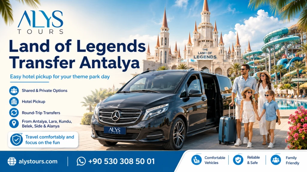 Land of Legends'a Transfer Kolaylığı