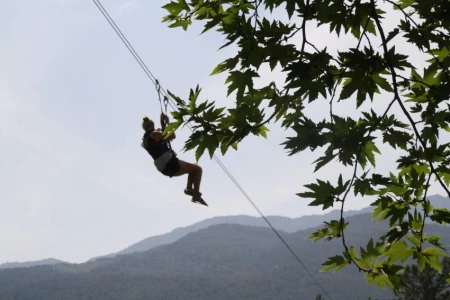 Rafting, Canyoning & Zipline Tour with Lunch from Side